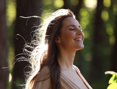 Femme enceinte et libre